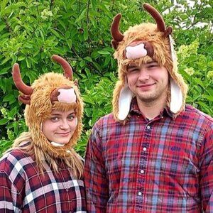 New Highland Cow Hairy Coo Plush Hat (Scotland)